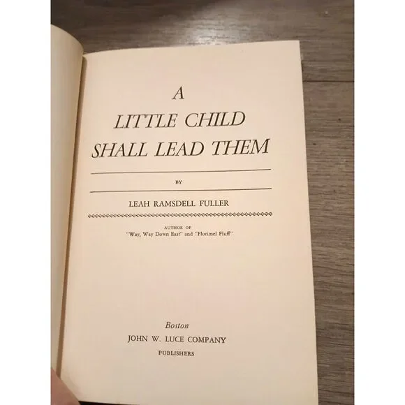 Rare Signed Leah Ramsdell Fuller 1st Ed 1950 w/ Author Note & House Photo Maine